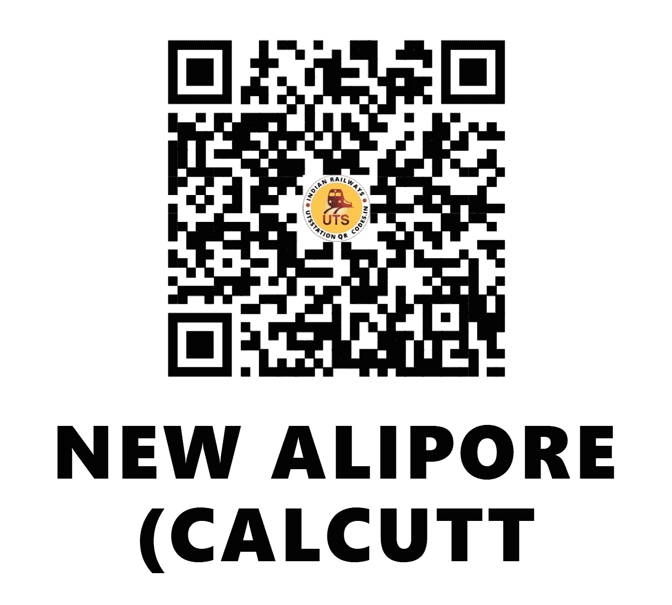 UTS QR Code for NEW ALIPORE (CALCUTT - NACC - ER (WEST BENGAL)